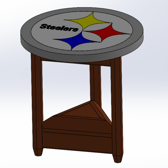 Steelers Side Table